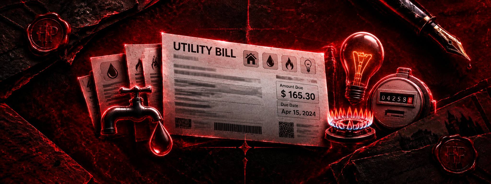 Utility Bill (Счет за ЖКХ)